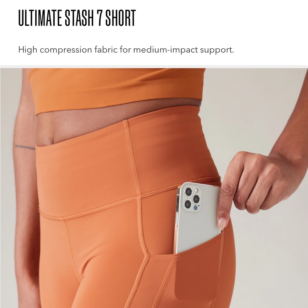 Brand new Athleta bike shorts.  Purchased wrong size.